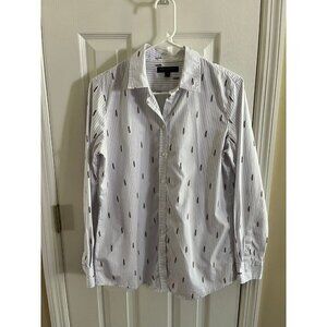 Graphic Printed Button Down Shirt